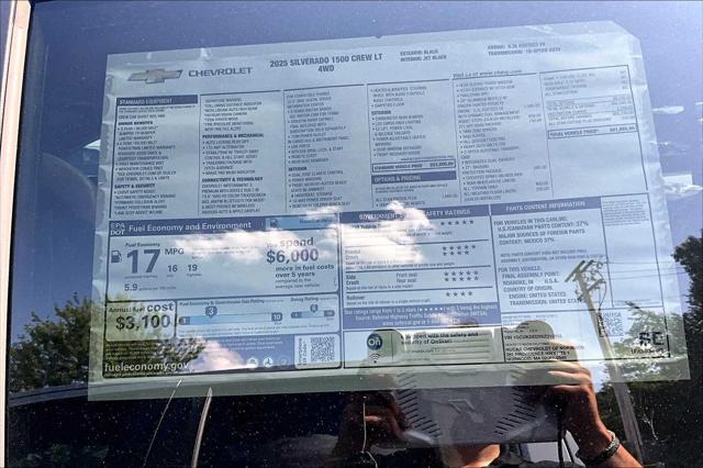 new 2025 Chevrolet Silverado 1500 car, priced at $53,985