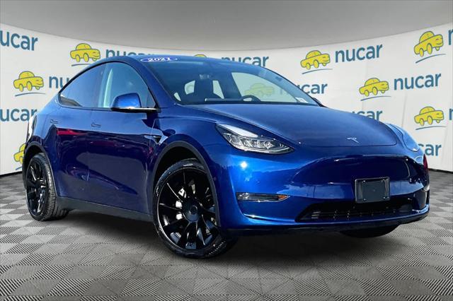 used 2021 Tesla Model Y car, priced at $27,900