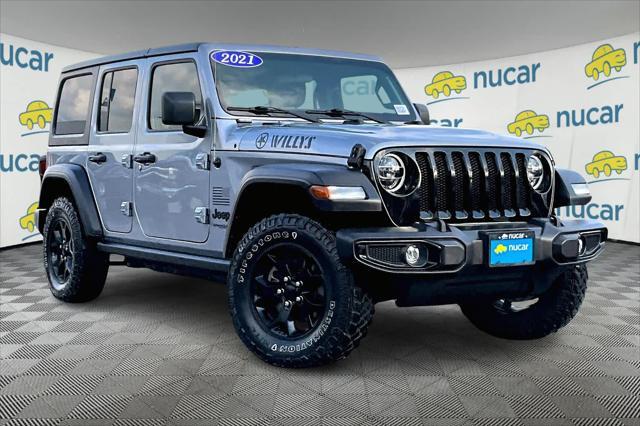 used 2021 Jeep Wrangler car, priced at $30,700