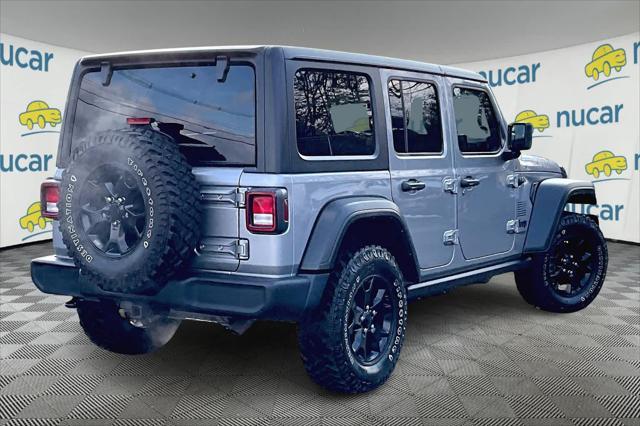 used 2021 Jeep Wrangler car, priced at $30,700