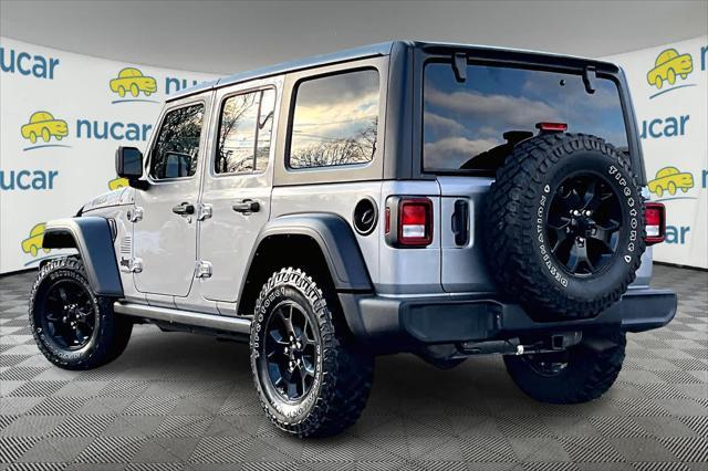 used 2021 Jeep Wrangler car, priced at $30,700