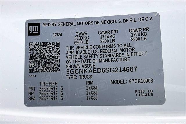 new 2025 Chevrolet Silverado 1500 car, priced at $46,120