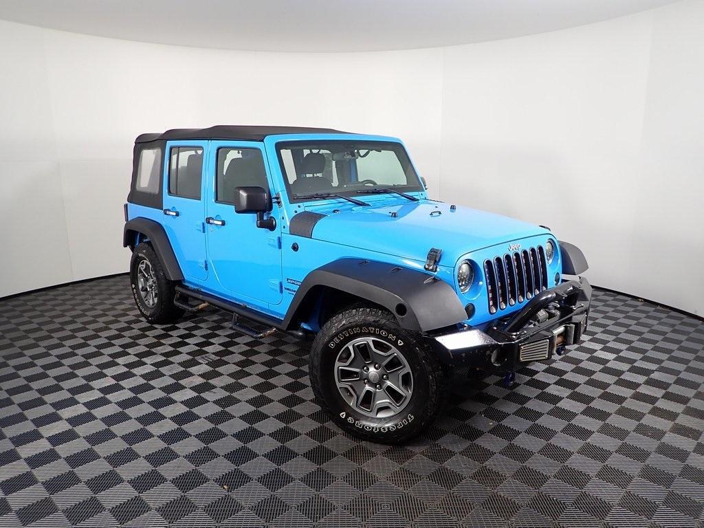 used 2017 Jeep Wrangler Unlimited car, priced at $16,999