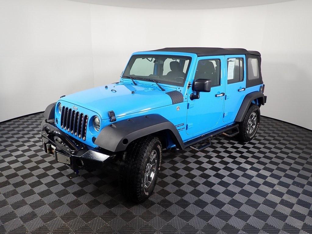 used 2017 Jeep Wrangler Unlimited car, priced at $16,999