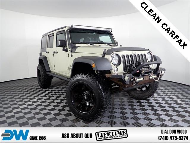 used 2017 Jeep Wrangler Unlimited car, priced at $17,500