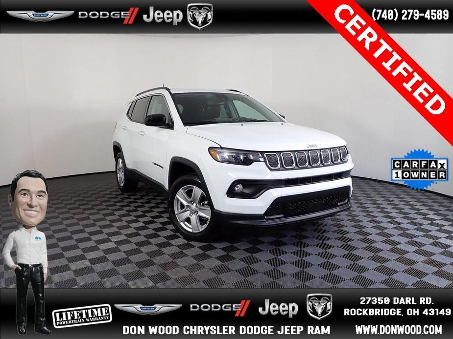 used 2022 Jeep Compass car, priced at $21,000