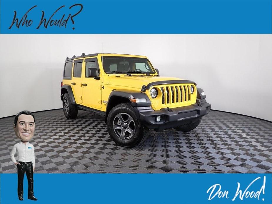 used 2018 Jeep Wrangler Unlimited car, priced at $23,494