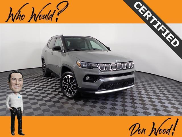 used 2022 Jeep Compass car, priced at $22,793