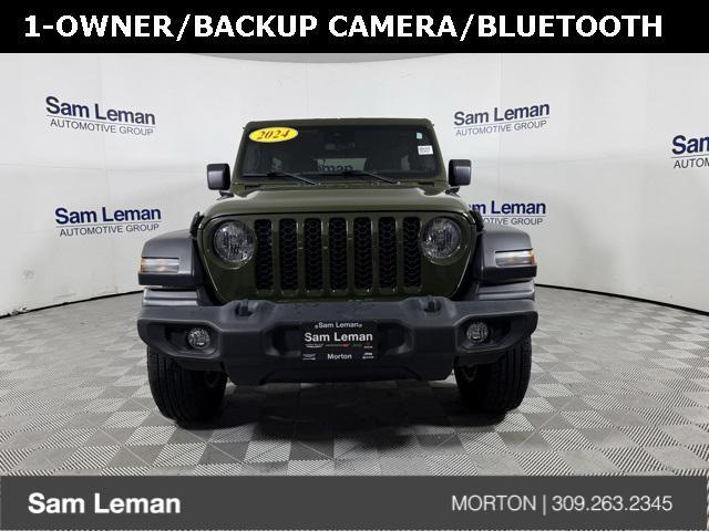 used 2024 Jeep Wrangler car, priced at $35,817