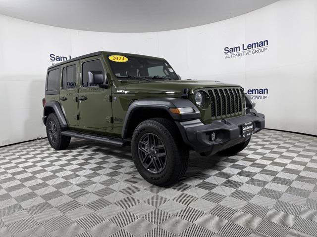 used 2024 Jeep Wrangler car, priced at $35,817