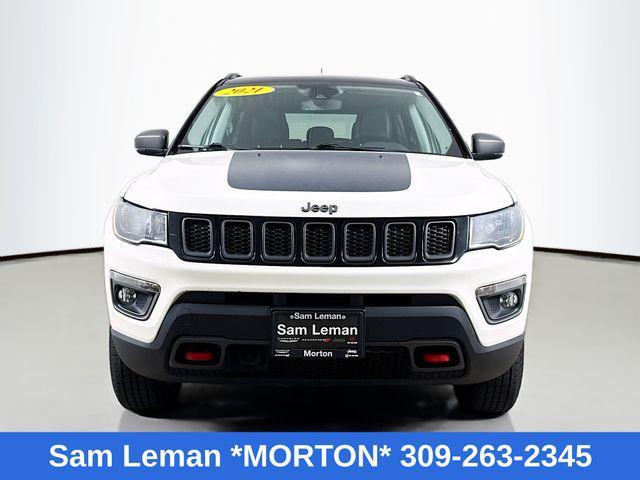 used 2021 Jeep Compass car, priced at $17,161
