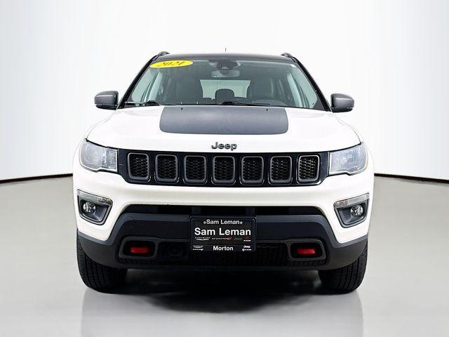 used 2021 Jeep Compass car, priced at $17,930
