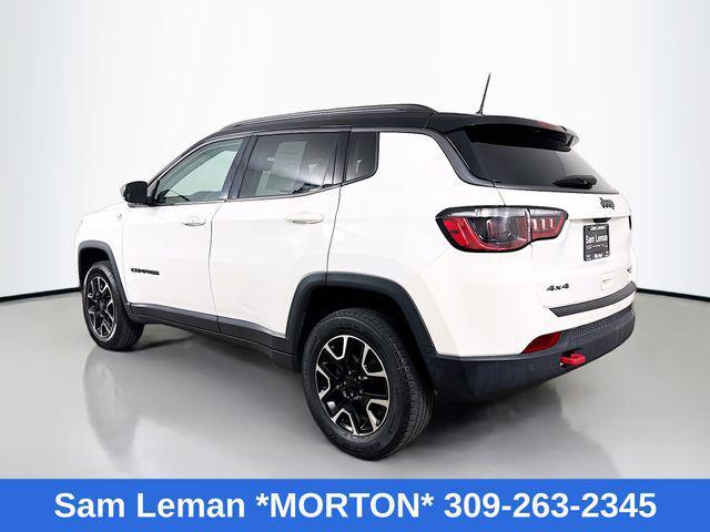 used 2021 Jeep Compass car, priced at $17,161