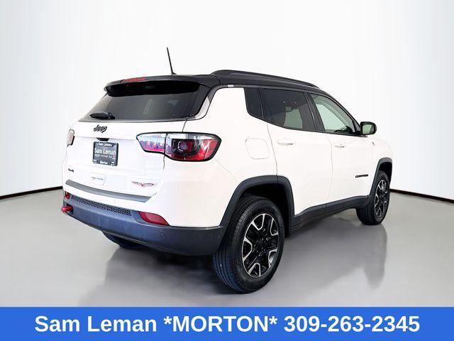 used 2021 Jeep Compass car, priced at $17,161
