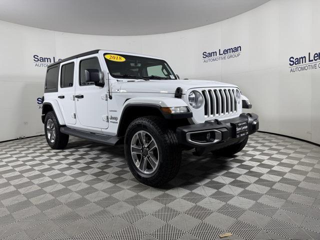 used 2018 Jeep Wrangler Unlimited car, priced at $28,846