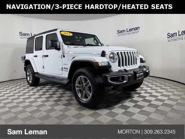 used 2018 Jeep Wrangler Unlimited car, priced at $28,846