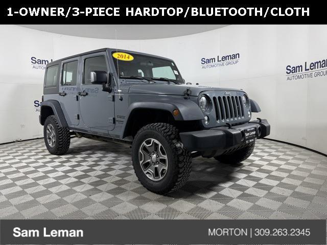 used 2014 Jeep Wrangler Unlimited car, priced at $18,945