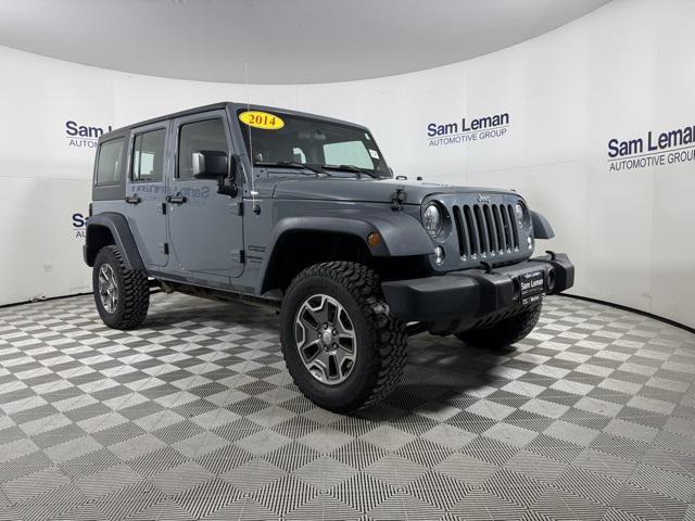 used 2014 Jeep Wrangler Unlimited car, priced at $18,945