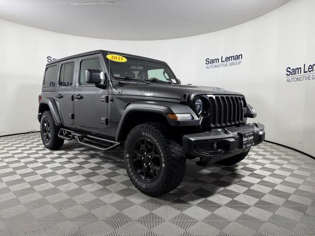 used 2021 Jeep Wrangler car, priced at $26,993