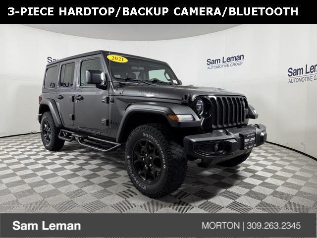 used 2021 Jeep Wrangler car, priced at $27,988