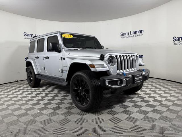 used 2023 Jeep Wrangler 4xe car, priced at $34,786