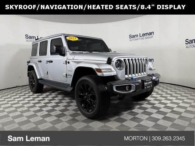 used 2023 Jeep Wrangler 4xe car, priced at $34,786