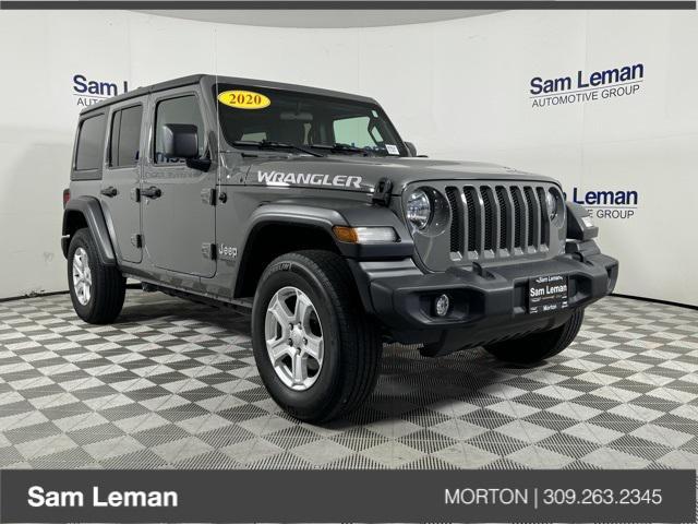 used 2020 Jeep Wrangler Unlimited car, priced at $30,725