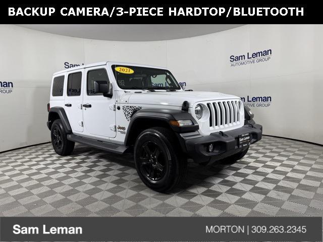 used 2021 Jeep Wrangler Unlimited car, priced at $34,776