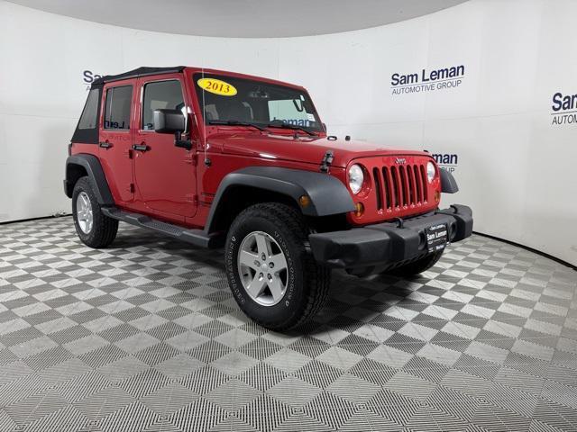 used 2013 Jeep Wrangler Unlimited car, priced at $14,560