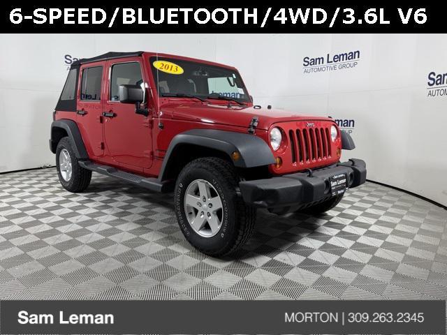 used 2013 Jeep Wrangler Unlimited car, priced at $14,560