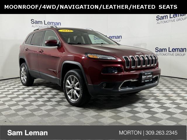 used 2018 Jeep Cherokee car, priced at $17,803