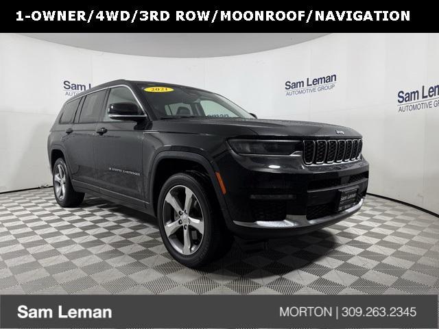 used 2021 Jeep Grand Cherokee L car, priced at $27,460