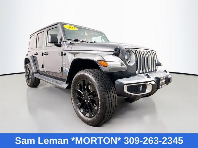 used 2021 Jeep Wrangler Unlimited 4xe car, priced at $29,682