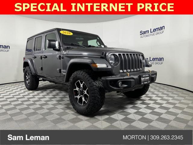used 2020 Jeep Wrangler Unlimited car, priced at $33,853