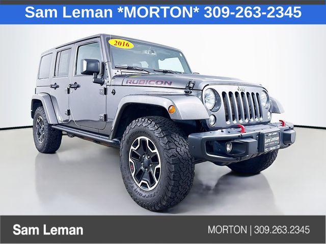 used 2016 Jeep Wrangler Unlimited car, priced at $18,109