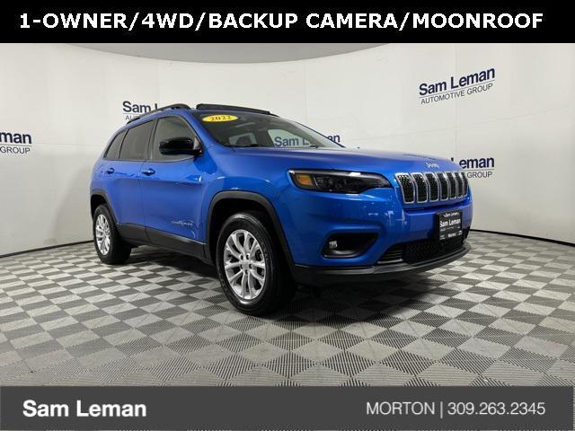 used 2022 Jeep Cherokee car, priced at $20,990