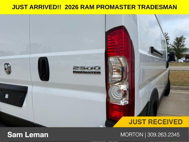new 2026 Ram ProMaster 2500 car, priced at $49,205