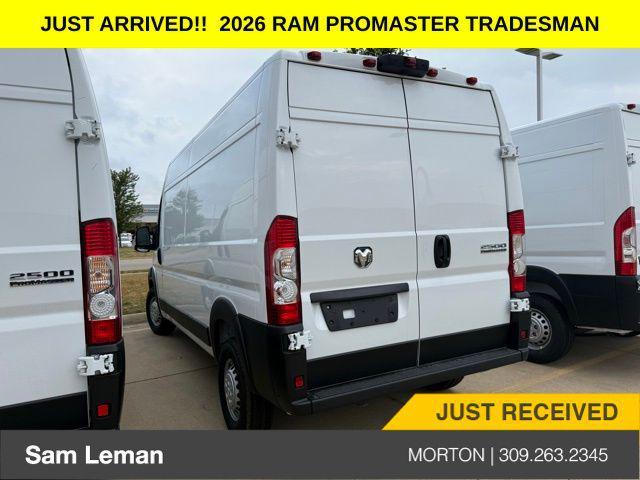 new 2026 Ram ProMaster 2500 car, priced at $49,205