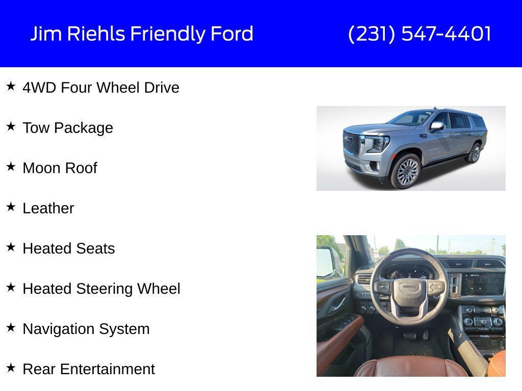 used 2023 GMC Yukon XL car, priced at $58,500