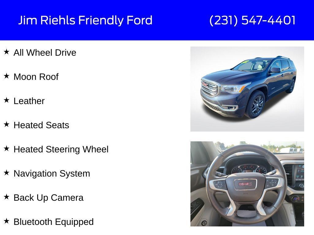 used 2018 GMC Acadia car, priced at $20,000