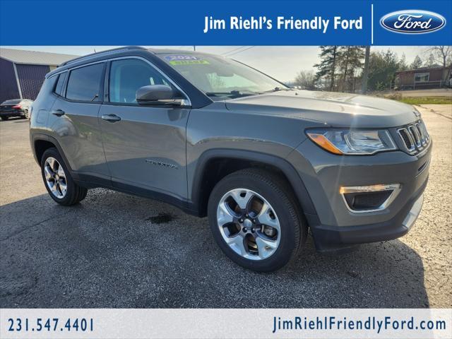 used 2021 Jeep Compass car, priced at $19,451