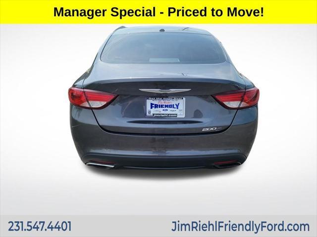 used 2015 Chrysler 200 car, priced at $9,750