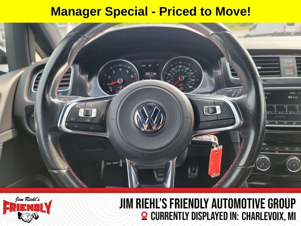 used 2016 Volkswagen Golf GTI car, priced at $10,500