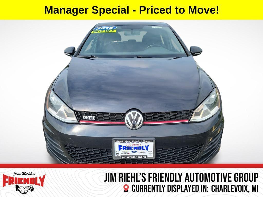 used 2016 Volkswagen Golf GTI car, priced at $10,500
