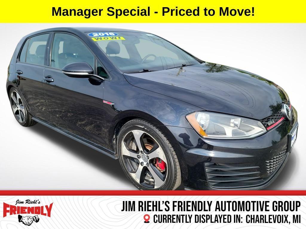 used 2016 Volkswagen Golf GTI car, priced at $10,500