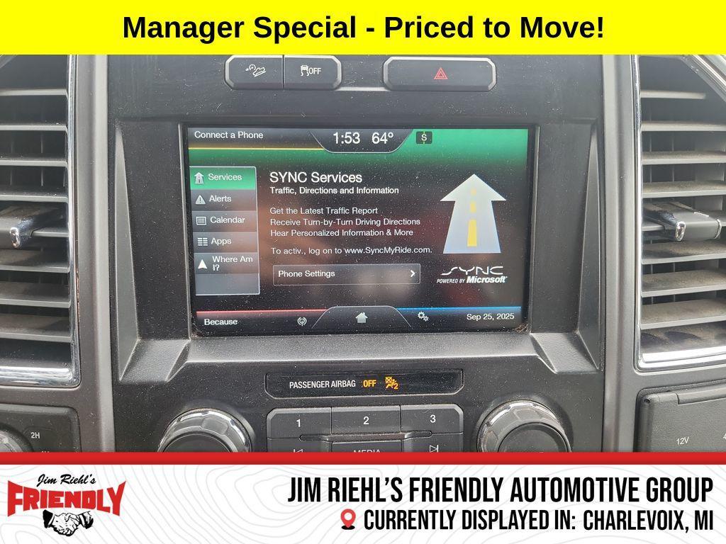 used 2015 Ford F-150 car, priced at $14,500