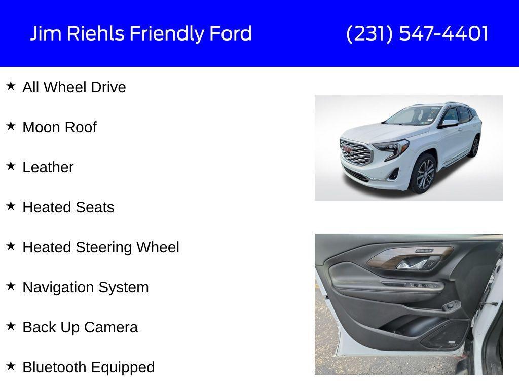 used 2018 GMC Terrain car, priced at $19,000