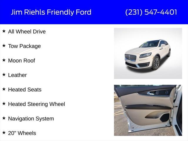 used 2020 Lincoln Nautilus car, priced at $22,500