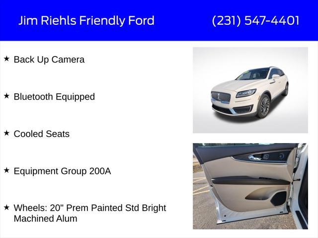 used 2020 Lincoln Nautilus car, priced at $22,500