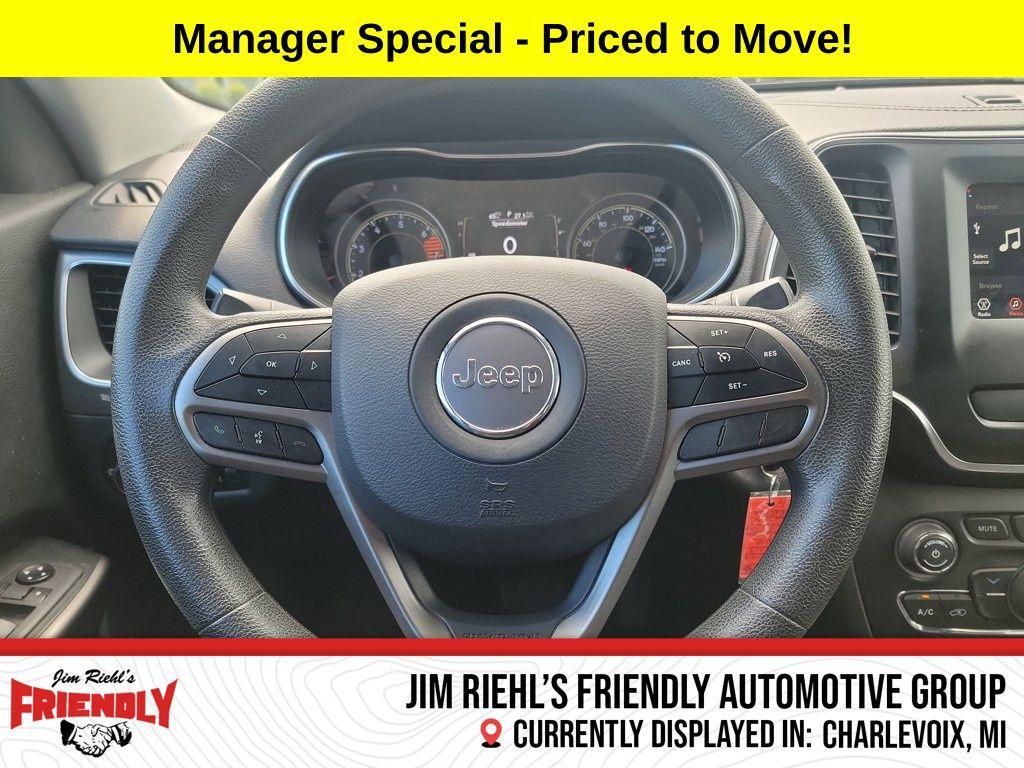 used 2019 Jeep Cherokee car, priced at $10,500